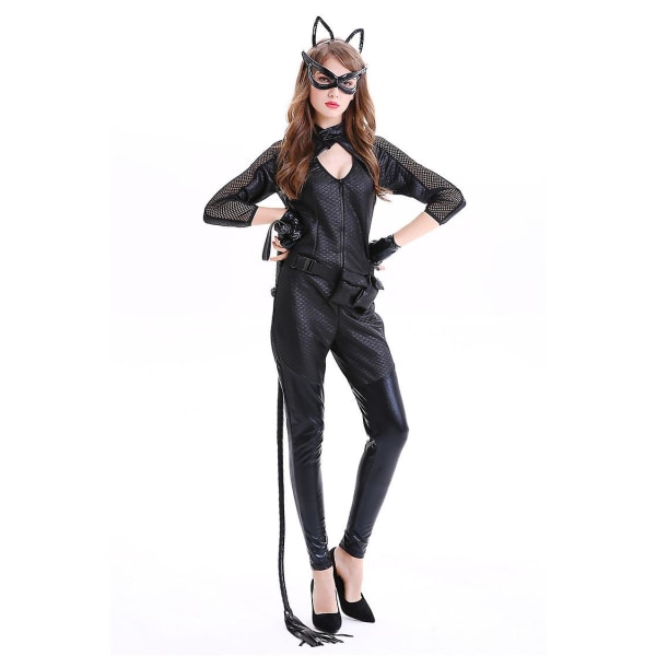 Halloween Kostymer Katt Flicka Kostymer Uniformer Jumpsuits Kostymer B B L