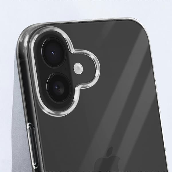 Beskyttelsespakke til iPhone 16 Plus Soft Shell og hærdet glas, Transparent