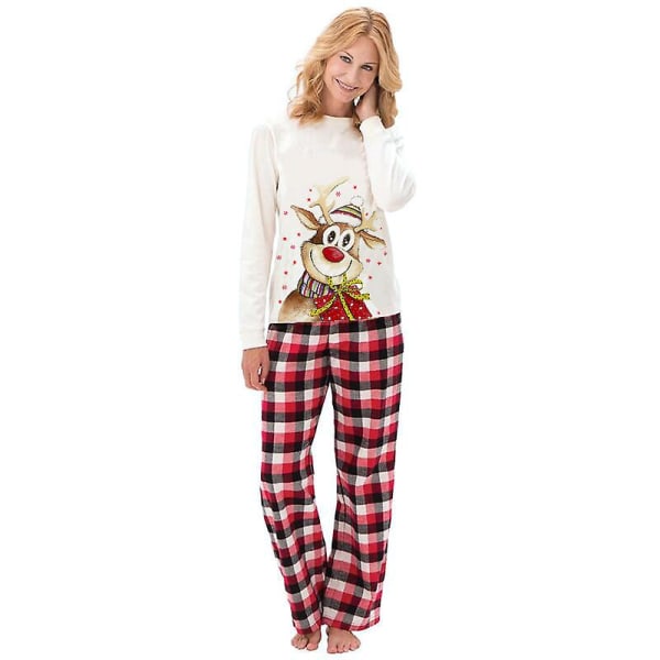 Julepyjamas for hele familien - Matchende sett for jul Women M