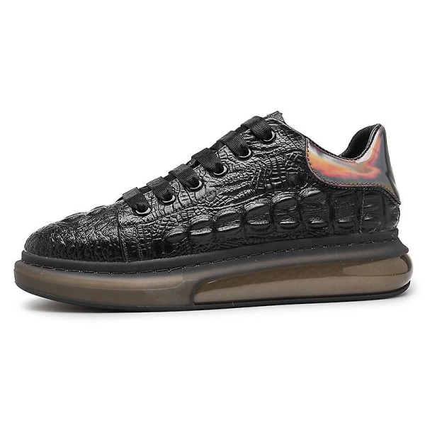 Herre Sports Løbesko To-lags Lædersko Mode Sneakers Fr6550 Black EU 40