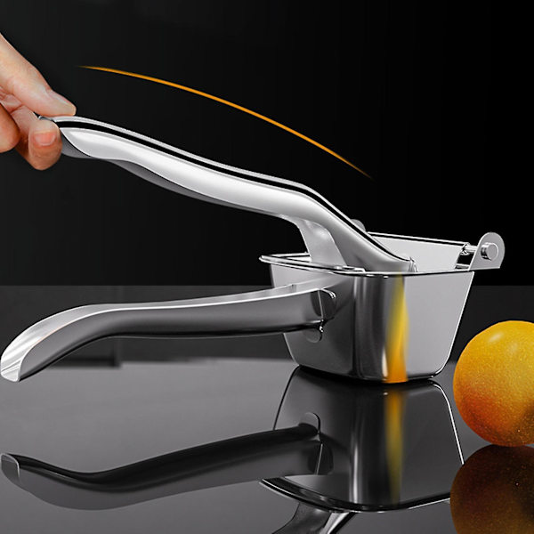 Rostfri manuell handpressad citronpress enkel operation färsk fruktpress för hem kök verktyg tillbehör