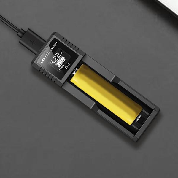 Batteridriven laddare | dubbla fack batteriunderhåll | Smart batteriunderhåll, typ C-ingång, säker och bekväm snabbladdare