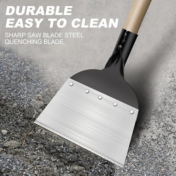 Multifunktionell rengöringsspade, multifunktionell utomhus trädgård rengöringsspade, multifunktionell trädgårdsrengöring spade