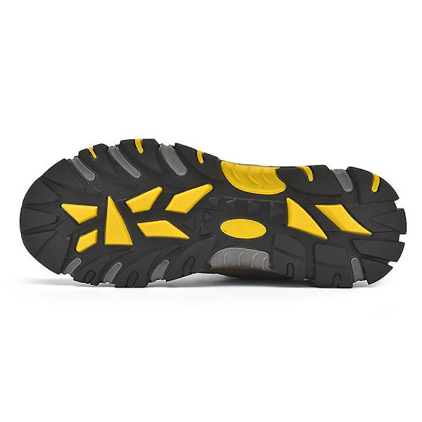 Vandrestøvler til mænd og kvinder - Lavt snørebånd - Sneakers til udendørs vandreture, trekking og gåture 3Dt899 Khaki EU 41