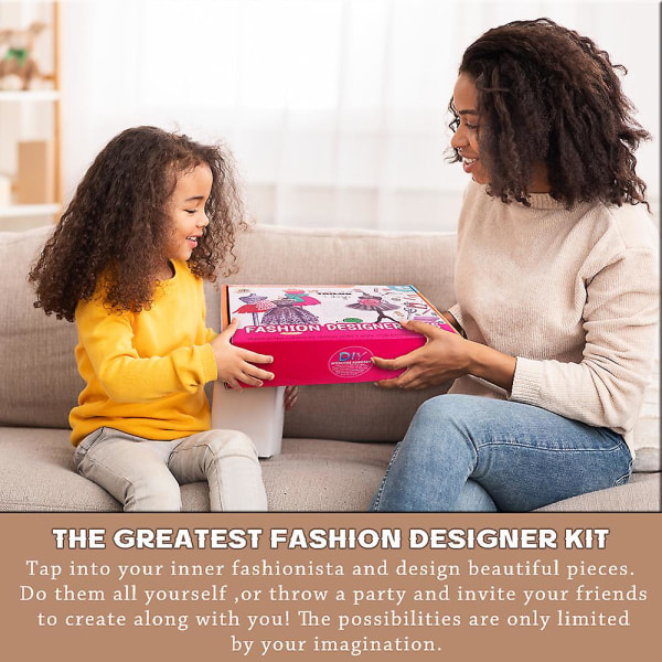 Barnkläder Design Set 6-12 år flicka Upplysning DIY Handgjorda kreativa leksaker 309 309