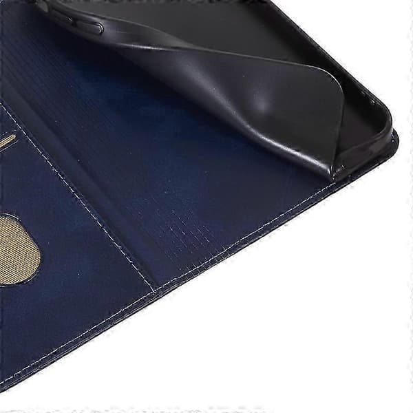 Plånboksfodral i läder för Hmd Pulse Pro med stark magnetisk stängning Blue