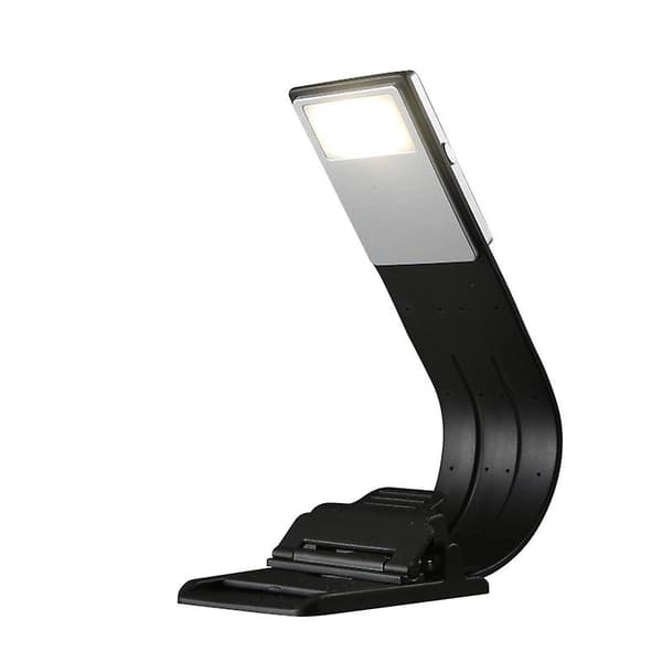 LED Clip-on Leselys Solid Bryter 4 Lysstyrkenivåer Multifunksjon