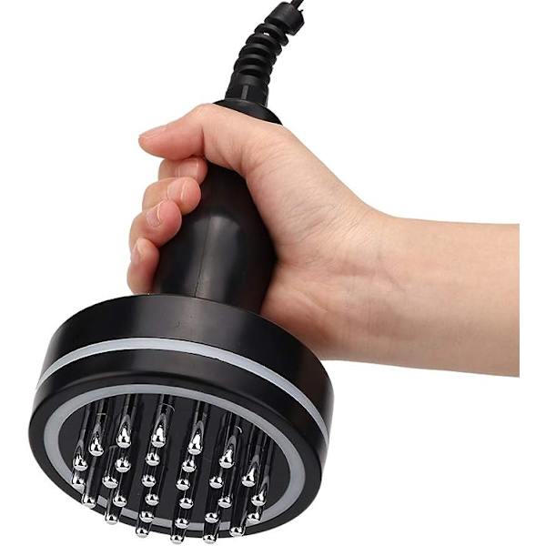 Meridian Brush, Infraröd Mikro-Elektrisk Uppvärmning Hälsoskrapa Enhet Slankning Kroppsborste, Skonsam Naturlig Cellulitmassager och Exfolierande