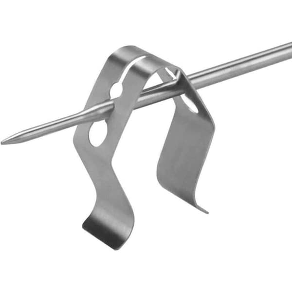 Probe Clip Holder, 3 stk. Termometerholder i rustfrit stål, BBQ Temperatur Clip til BBQ
