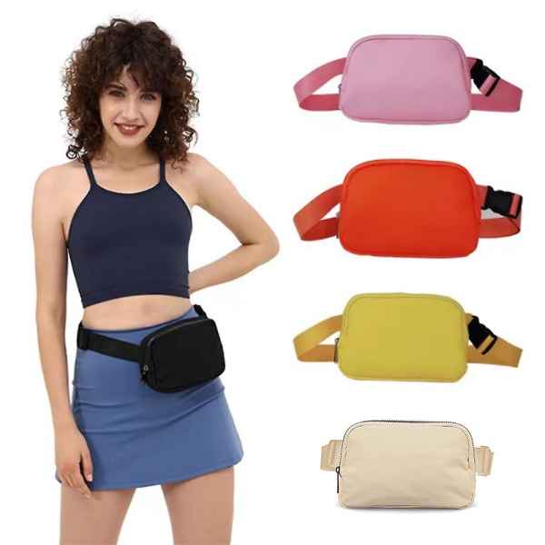 Fanny Pack Bälte Väska Crossbody Väskor Bum Bag För Löpning Vandring Resa Träning Khaki
