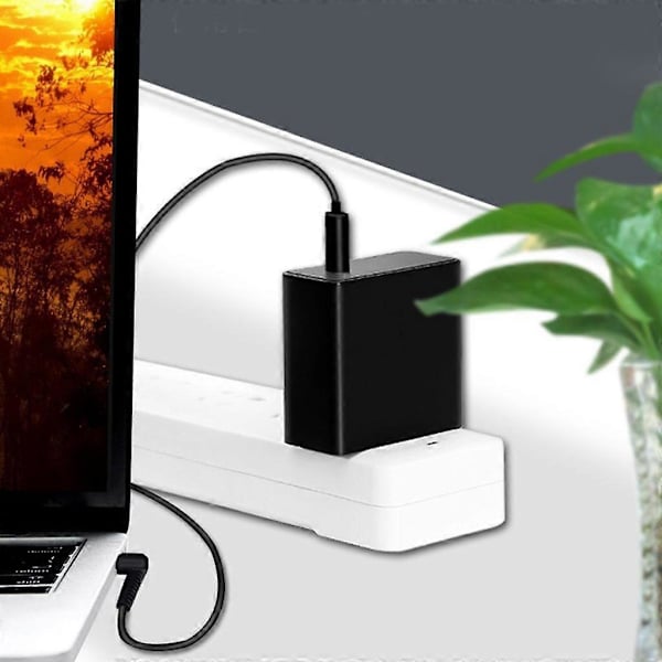DC6.0x3.7mm Han til USB Type C PD Opladerkabel Strømkabel til USB C Enheder