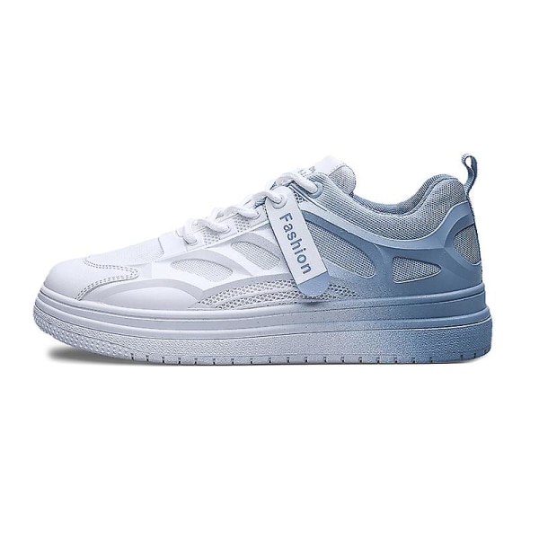 Herr Casual Skor Halkskydd Andas Platta Skor Frq623 LightBlue EU 44
