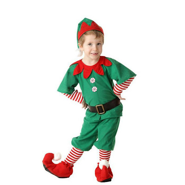 Jultomte-dräkt, semestertomte-outfit, familjekläder Men 100cm