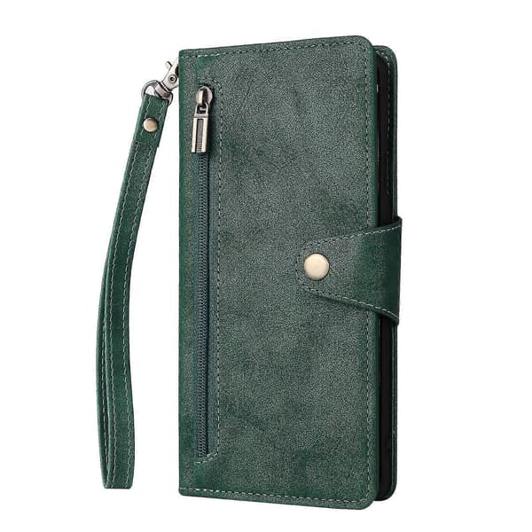 Läder Telefonfodral För Oneplus 8 Pro Green