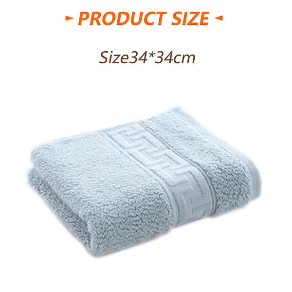 3-delat set handduk, badlakan, ansiktshandduk, gästhandduk, duschhandduk, bastuhandduk 34*34cm style2