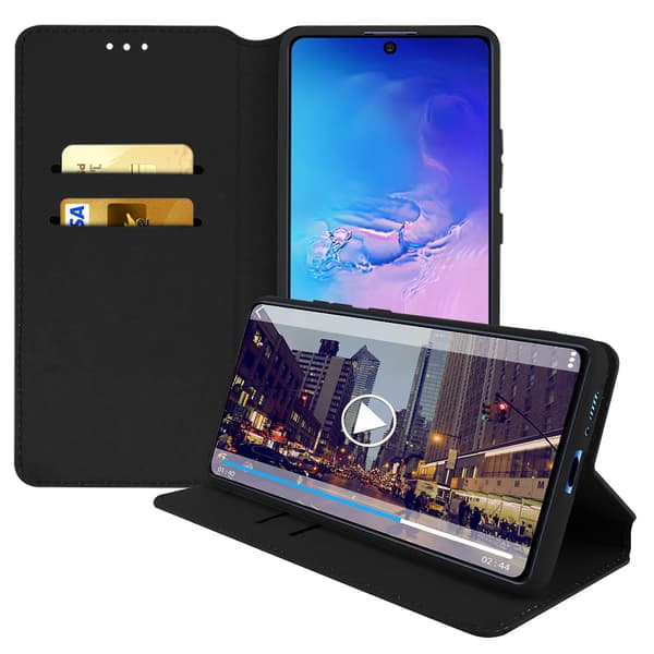 Slim Case, Classic Edition stativfodral för Galaxy S10 Lite - Blå Black