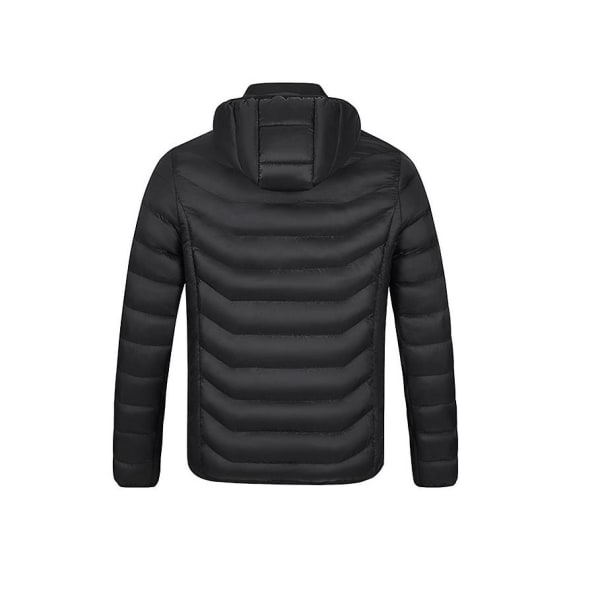 Lämmitetty takki, 23 lämmitysaluetta sisältävä hupullinen lämmin takki 5XL