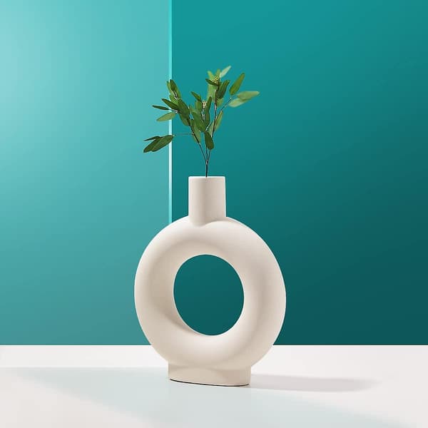 Keramisk Vase Nordisk Minimalisme Stil Dekor