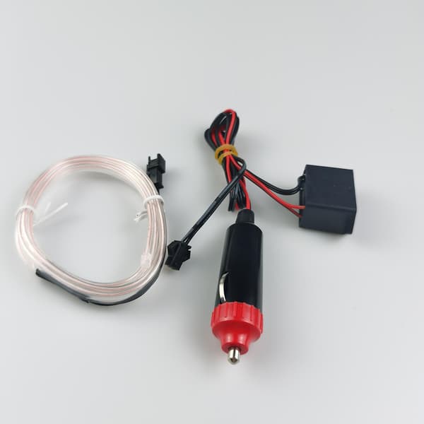LED Neon Lysende EL Wire String Dekor Bil Atmosfære Lys