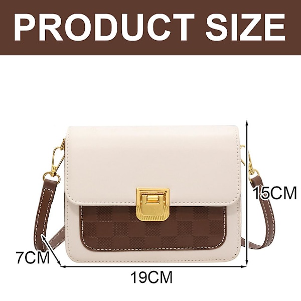 Joker Fashion Olalla roikkuva punainen kirjekuori Mini Pu -käsilaukku Uusi niche-design ämpärilaukku brown
