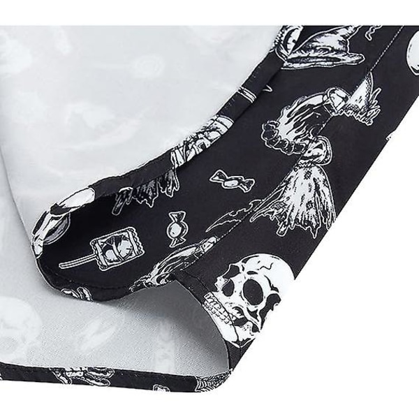 Herre Jul Halloween Langærmet Knap Ned Skjorte Casual Slim Fit Dress Skjorter Q4 3XL