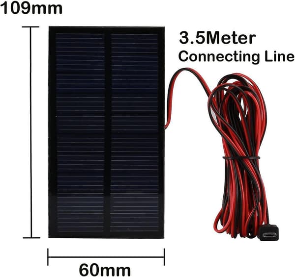 Generisk Solcelle LED Spot Light Bærbar LED Pære Solcellelampe Med 0.8w Solpanel