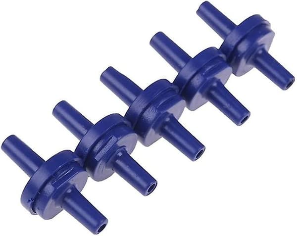 5 st/set Luftpump Envägs Kontrollventil Envägs Kontrollventil Akvarium Fisk Vatten Tank Luftpump