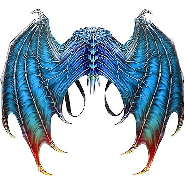 Halloween Mardi Gras Kostym Cosplay Uggla Drakenvingar för Vuxen
