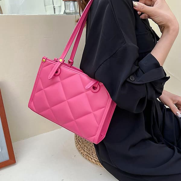 Crossbody tasker til kvinder  Mode  Letvægts håndtasker Skuldertaske pink