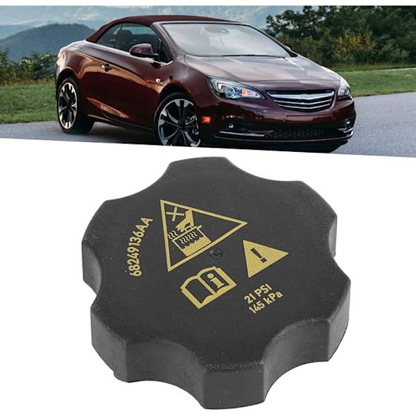 Kylvätskebehållarelock,Kylvätskebehållarelock Kylvätskelock OE 13502353 13502509 68249136AA Passar för Cruze 2011-2018