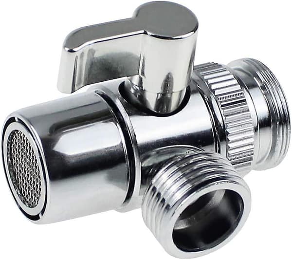3-veis ventil med skive Solid messingkobling M22 X M24 Dusjsystem reservedel