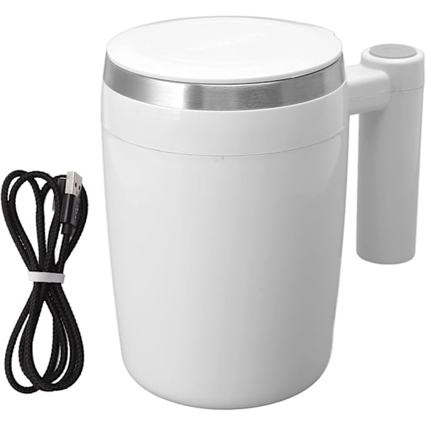 380 Ml Automatisk  Kaffemugg, USB-Laddning  Kaffeblandare SjäLvröRande Mugg FöR KaffemjöLk Kakao