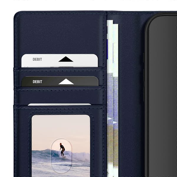 Etui til iPhone 16 Avtakbart skall, Mørkeblå