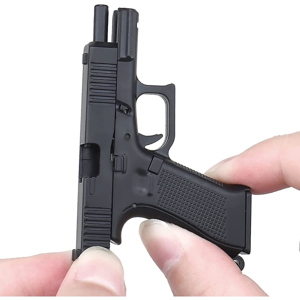 Mini Gun Nyckelring Tillbehör, Pistolformad Nyckelring