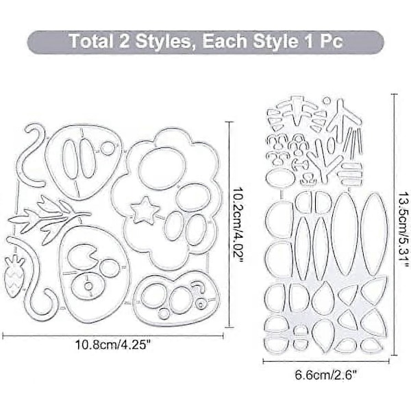 Tecknade Djur Skärande Dies Hjort Panda Björn Kanin Skärande Dies Stenciler för DIY Scrapbooking Jul Födelsedagskort Tillverkning Album Kuvert Dekoration