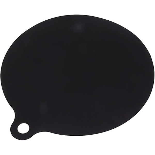 Spisskydd silikon induktionsspis skyddsmatta brandsäker, förhindrar halkskydd för köksmaterial (rund 22 cm)