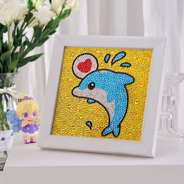 DIY Børne Diamantmaleri Efter Tal Sæt Kunst og Håndværk Sæt DW08
