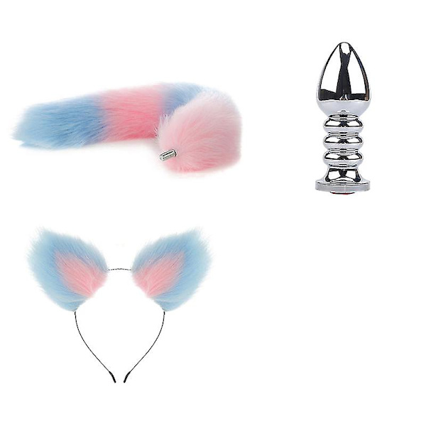 Metal Massager Rævehale og Hårbøjle Ører Rollespil Cosplay Style  4 M