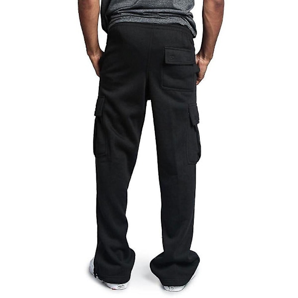 Miesten Muoti Urheiluhousut Kiristysnyörillä Plus Koko S-4xl Black 3XL