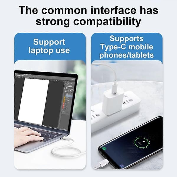 USB C til USB Opladerkabel USB Ledning USB Kabel Dataoverførselskabel Micro-USB