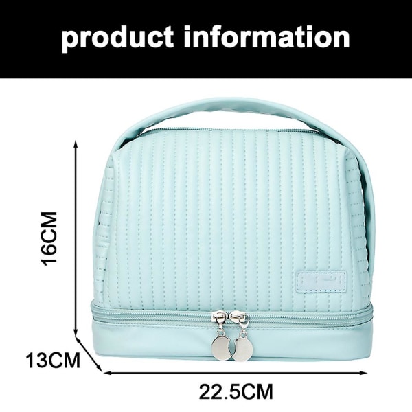 Tvättpåse Pu Cosmetic Storage Bag Cosmetic Bag blue