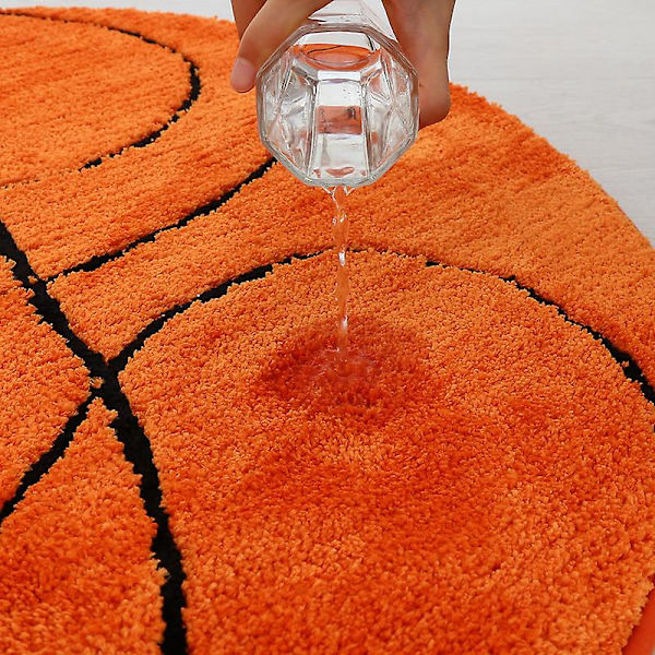 Barnmatta Basketboll Rund Matta Matta Golv Stolmatta Basketball