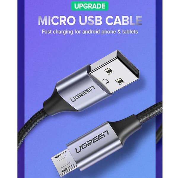 3.0 Micro Usb 3A Hurtig Opladningskabel Android Dataledning Mobiltelefon Opladerledning Kabler & Adaptere