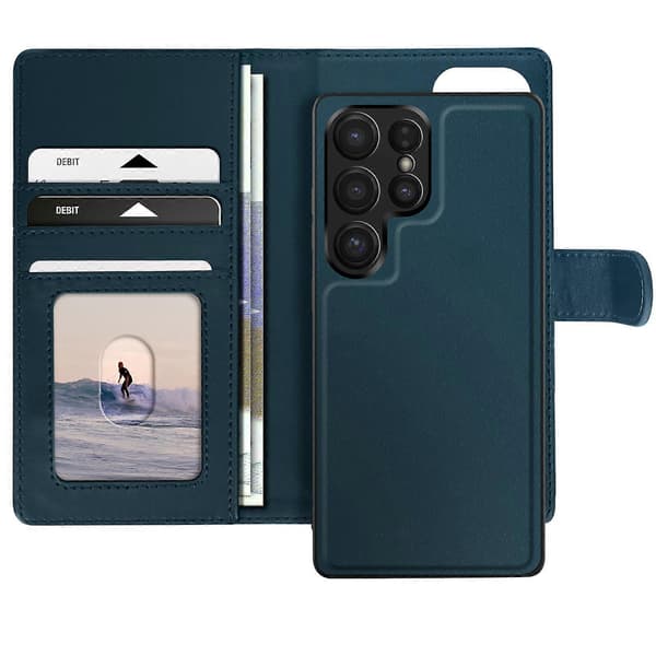 Etui til Galaxy S25 Ultra Aftagelig Skal, Blå