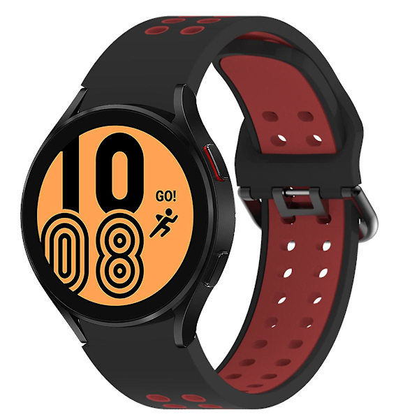 Color C Kompatibel For Samsung Galaxy Watch 4 40mm 44mm / Galaxy Watch 4 Classic 42mm 46mm 20mm Myk Silikonreim Sportsbånd For Kvinner Menn