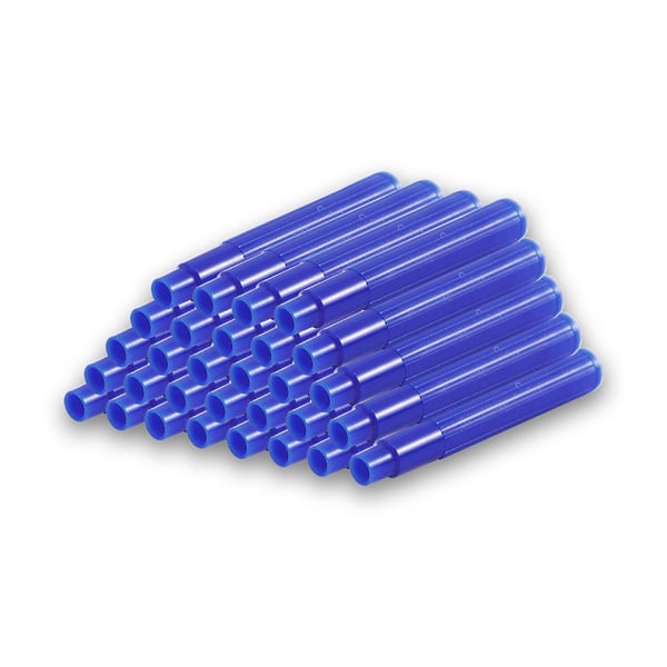 Lämpöpyyhittävät mustekapselit 3,4 mm täyttöpakkaukset koti- ja toimistotarvikkeisiin Crystal Blue 10 Pens