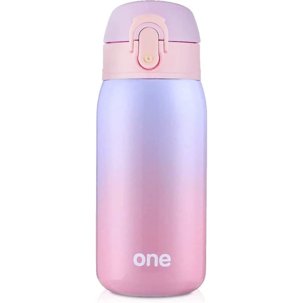 Söt rostfri vakuumflaska, 11oz Mini Termisk Vattenflaska Kaffe Resmugg För Barn, Flickor Pojkar
