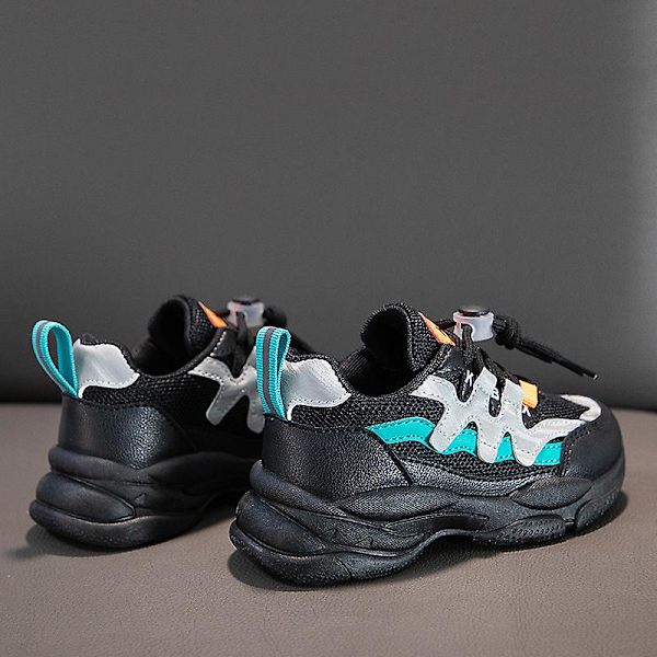 Barn Skor Andas Halkskydd Sneakers Löparskor För Barn Fr979 Black EU 33