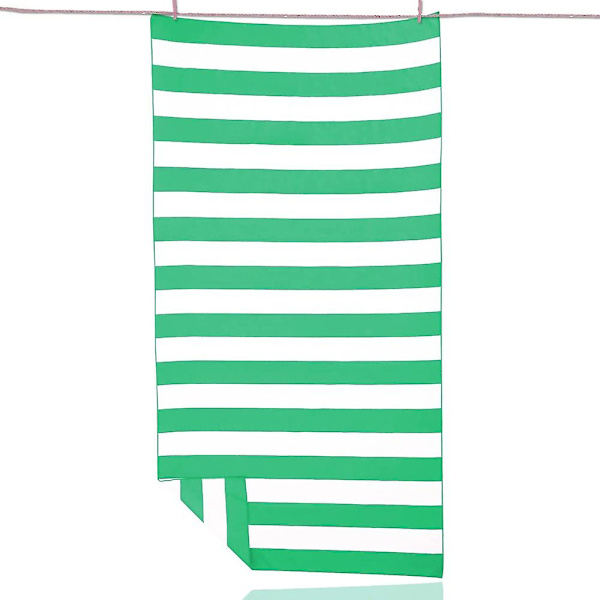 Mikrofiber Strandhåndklær, Sandfritt Strandhåndkle, ekstra Store Strandhåndklær for Voksne Green