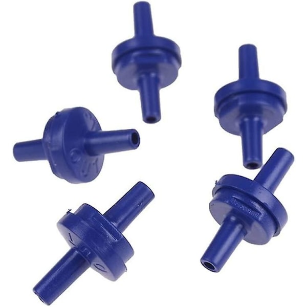 5 stk/sett Luftpumpe Enveisventil Akvarium Fisk Vanntank Luftpumpe